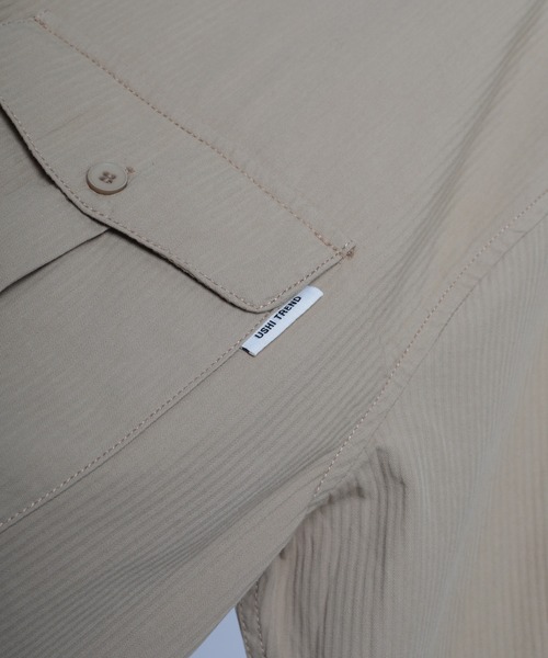 aimoha(アイモハ)の「aimoha men SLIM FIT MARINE FLIP POCKET SHIRT デニムシャツ(シャツ/ブラウス・メンズ・ベージュ/ホワイト/ブラック・MEDIUM/LARGE/X-LARGE/XX-LARGE)」の16枚目の写真