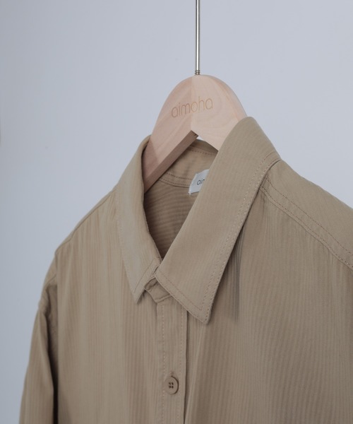 aimoha(アイモハ)の「aimoha men SLIM FIT MARINE FLIP POCKET SHIRT デニムシャツ(シャツ/ブラウス・メンズ・ベージュ/ホワイト/ブラック・MEDIUM/LARGE/X-LARGE/XX-LARGE)」の18枚目の写真