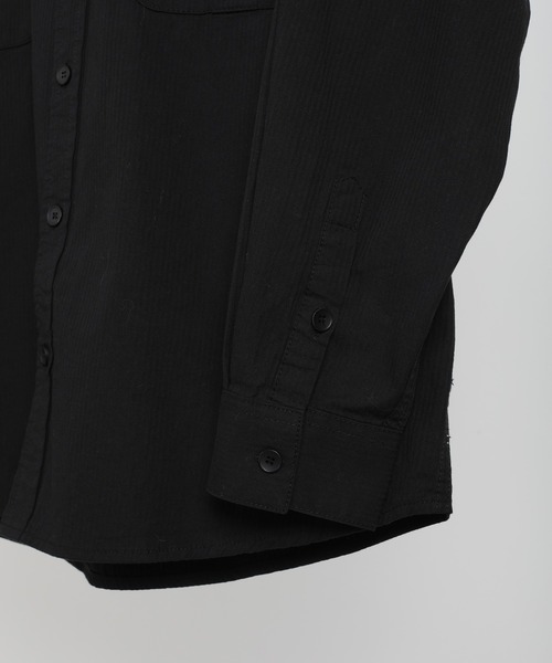 aimoha(アイモハ)の「aimoha men SLIM FIT MARINE FLIP POCKET SHIRT デニムシャツ(シャツ/ブラウス・メンズ・ベージュ/ホワイト/ブラック・MEDIUM/LARGE/X-LARGE/XX-LARGE)」の21枚目の写真