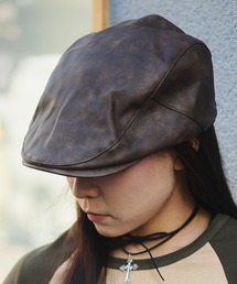 SPINNS | 合皮ハンチング(ハンチング/ベレー帽)