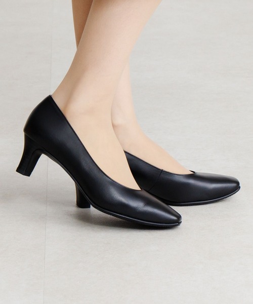 卑弥呼(ヒミコ)の「【Made in Japan】【卑弥呼】【撥水】5cmヒールブラックパンプス/600003(パンプス・レディース・ブラック・23.0cm/23.5cm/24.0cm/24.5cm/25.0cm/25.5cm/26.0cm/26.5cm/22.0cm/22.5cm/21.5cm)」の9枚目の写真
