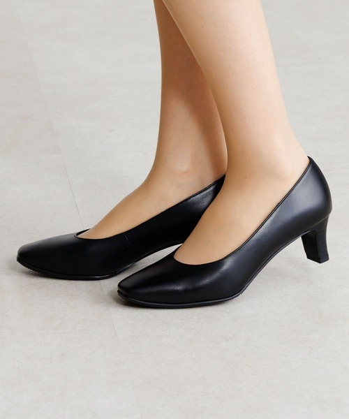 卑弥呼(ヒミコ)の「【Made in Japan】【卑弥呼】【撥水】5cmヒールブラックパンプス/600003(パンプス・レディース・ブラック・23.0cm/23.5cm/24.0cm/24.5cm/25.0cm/25.5cm/26.0cm/26.5cm/22.0cm/22.5cm/21.5cm)」の12枚目の写真