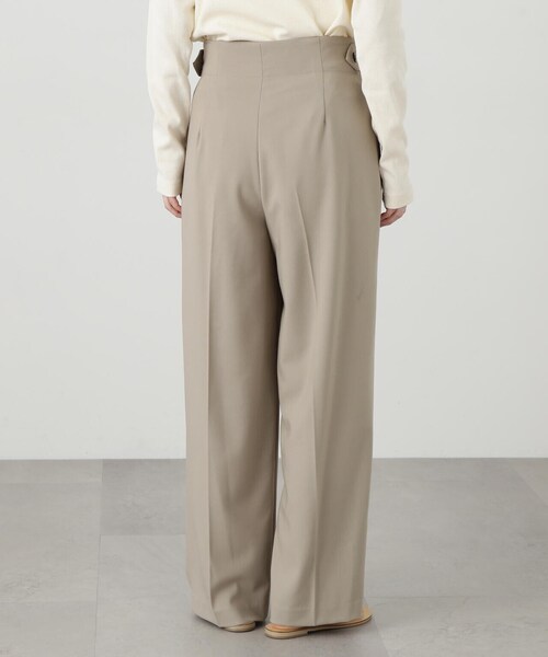 N.(N. Natural Beauty Basic)(エヌエヌナチュラルビューティーベーシック)の「◆【S Size Line】サイドベルトツータックパンツ(その他パンツ・レディース・ベージュ/チャコールグレー・SMALL/MEDIUM)」の21枚目の写真