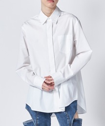 FUMITO GANRYU Mesh sleeve shirt