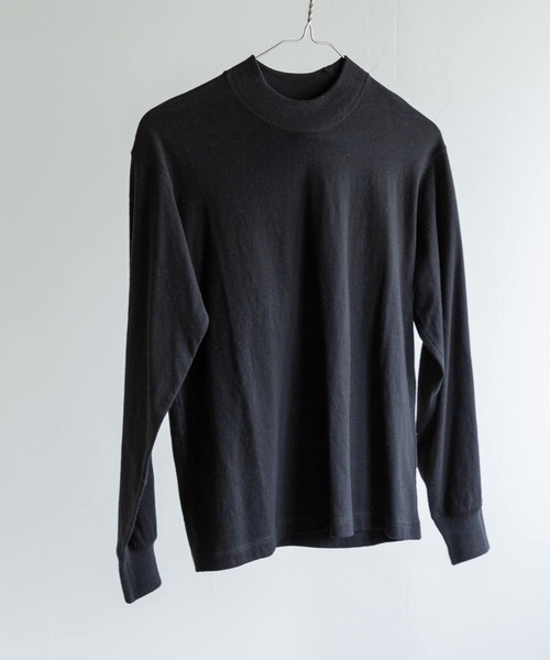 FORK&SPOON（フォークアンドスプーン）の「FORK&SPOON　ラフィー天竺ロングスリーブTシャツ（Tシャツ/カットソー・レディース・グレー系その他/ブラック/オフホワイト・1）」の3枚目の写真