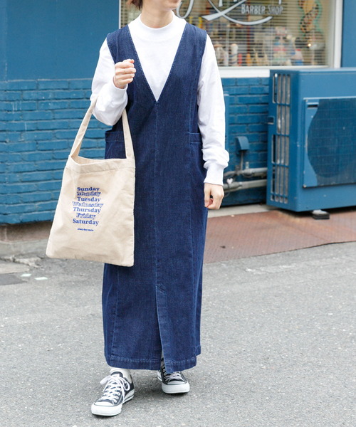 FORK&SPOON（フォークアンドスプーン）の「FORK&SPOON　ラフィー天竺ロングスリーブTシャツ（Tシャツ/カットソー・レディース・グレー系その他/ブラック/オフホワイト・1）」の6枚目の写真