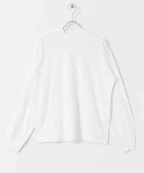 FORK&SPOON（フォークアンドスプーン）の「FORK&SPOON　ラフィー天竺ロングスリーブTシャツ（Tシャツ/カットソー・レディース・グレー系その他/ブラック/オフホワイト・1）」の7枚目の写真