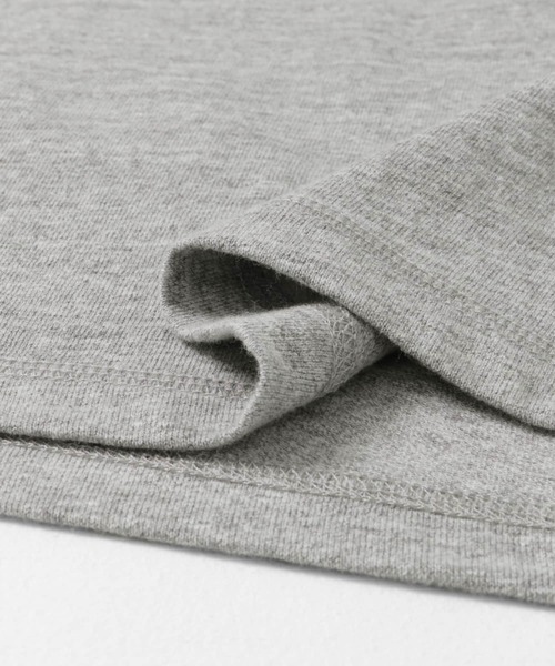 FORK&SPOON（フォークアンドスプーン）の「FORK&SPOON　ラフィー天竺ロングスリーブTシャツ（Tシャツ/カットソー・レディース・グレー系その他/ブラック/オフホワイト・1）」の12枚目の写真