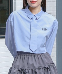 3.3 Field Trip  | 3.3 Field Trip／ネクタイ付きショートシャツ 2103070(シャツ/ブラウス)