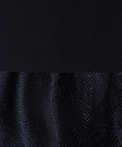 Jines（ジネス）の「【2点セット】レースブラウス＆テーパードパンツ（パンツドレス・レディース・ブラック・38）」の8枚目の写真