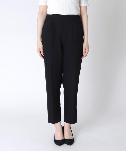 Jines（ジネス）の「【2点セット】レースブラウス＆テーパードパンツ（パンツドレス・レディース・ブラック・38）」の17枚目の写真