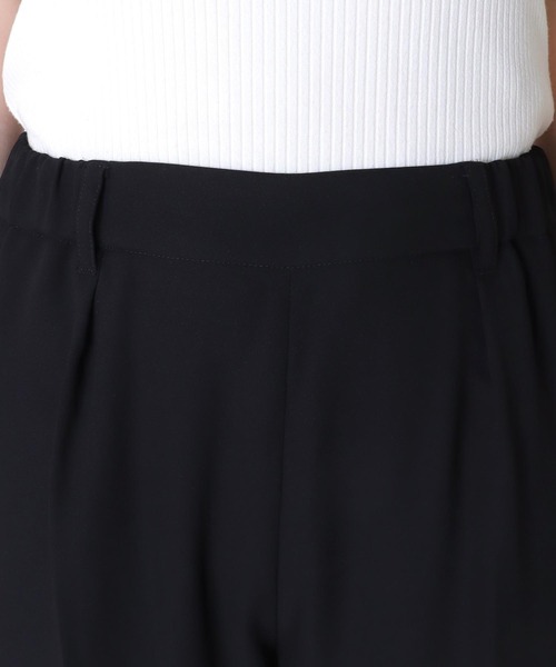 Jines（ジネス）の「【2点セット】レースブラウス＆テーパードパンツ（パンツドレス・レディース・ブラック・38）」の18枚目の写真