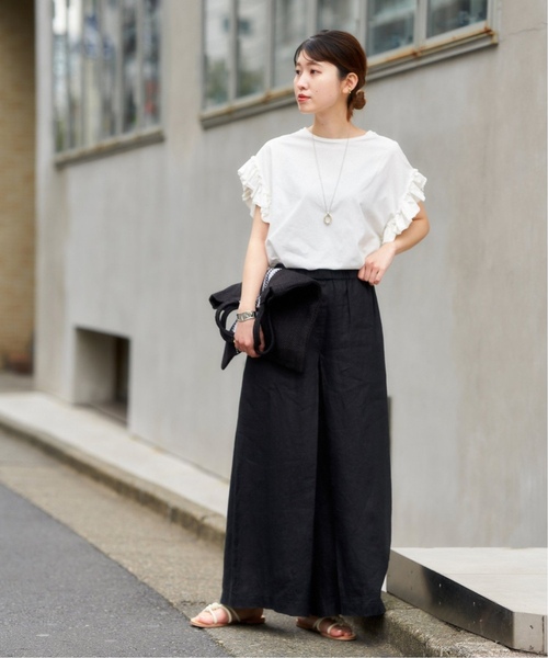 ジャーナルスタンダード リネンタックキュロットワイドパンツ JOURNAL STANDARD（ジャーナルスタンダード）の「《追加2