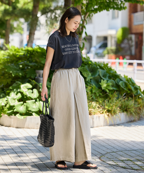 journal standard リネンタックキュロット ベージュ L JOURNAL STANDARD(ジャーナルスタンダード)の「《追加2