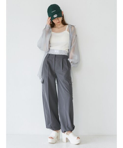 MURUA（ムルーア）の「ストラップウェッジサンダル（サンダル・レディース・アイボリー/ブラック・22.5/24.5/23.5）」の5枚目の写真