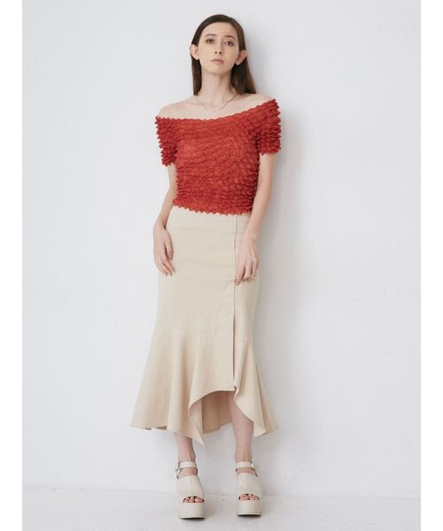 MURUA（ムルーア）の「ストラップウェッジサンダル（サンダル・レディース・アイボリー/ブラック・22.5/24.5/23.5）」の8枚目の写真