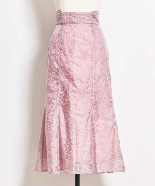 NOELA(ノエラ)の「刺繍パイピングスカート(スカート・レディース・オフホワイト/ライトグリーン/ピンク・M/S)」の13枚目の写真