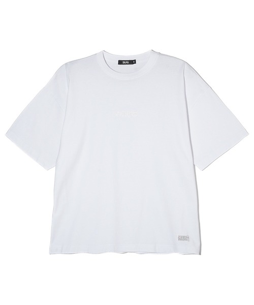 SILAS（サイラス）の「BASIC LOGO WIDE S/S TEE（Tシャツ/カットソー・メンズ・ブラック/チャコール/ホワイト/グリーン・M/L/XL）」の2枚目の写真