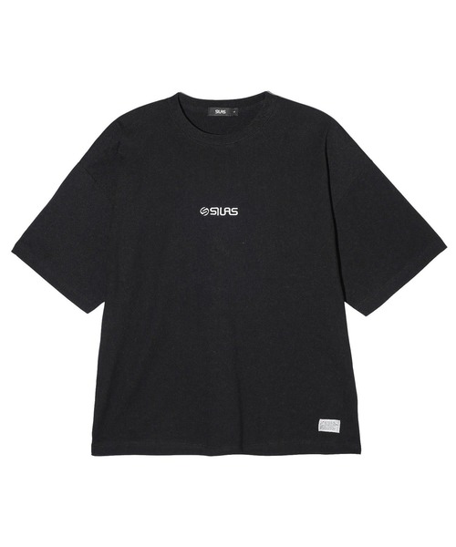 SILAS（サイラス）の「BASIC LOGO WIDE S/S TEE（Tシャツ/カットソー・メンズ・ブラック/チャコール/ホワイト/グリーン・M/L/XL）」の3枚目の写真