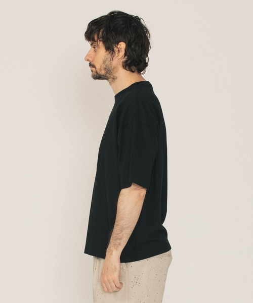 SILAS（サイラス）の「BASIC LOGO WIDE S/S TEE（Tシャツ/カットソー・メンズ・ブラック/チャコール/ホワイト/グリーン・M/L/XL）」の9枚目の写真