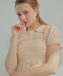 ECREL | クロシェレースポロニット(ニット/セーター)