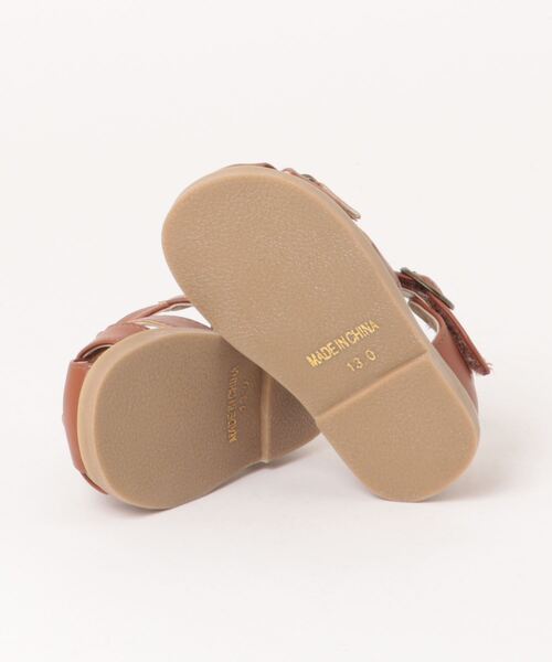 petit main（プティマイン）の「合皮サンダル（サンダル・キッズ・アイボリー/ブラウン・13cm/14cm/15cm/16cm/17cm/18cm）」の12枚目の写真