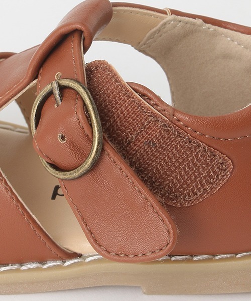 petit main（プティマイン）の「合皮サンダル（サンダル・キッズ・アイボリー/ブラウン・13cm/14cm/15cm/16cm/17cm/18cm）」の6枚目の写真