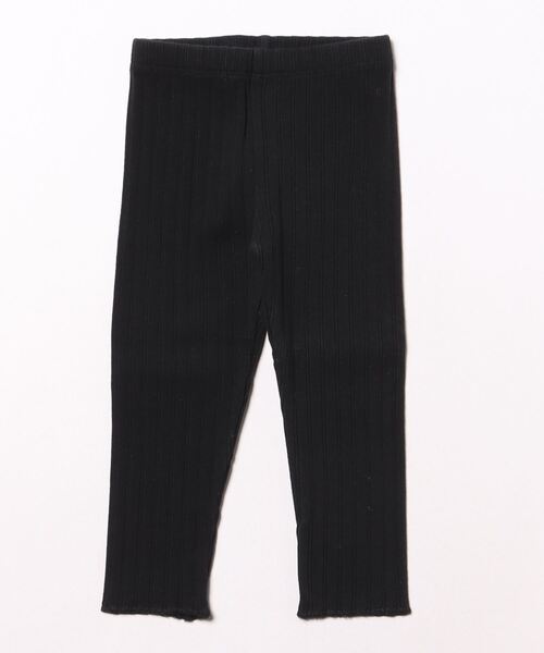 【セール】《Rylee＋Cru》RIBBED LEGGING || BLACK（レギンス/スパッツ）｜Rylee + Cru（ライリーアンドクルー）