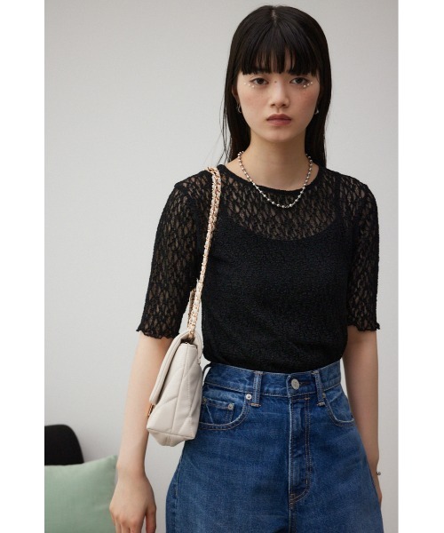 AZUL by moussy(アズールバイマウジー)の「フェイクレザーキルティングバッグ(ショルダーバッグ・レディース・グレイッシュベージュ/ライトブルー/ブラック・FREE)」の14枚目の写真