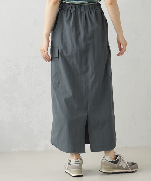 FOUND GOOD（ファウンドグッド）の「カーゴスカート（スカート・レディース・グレー系8/グリーン系8/アイボリー・M/L/S）」の5枚目の写真