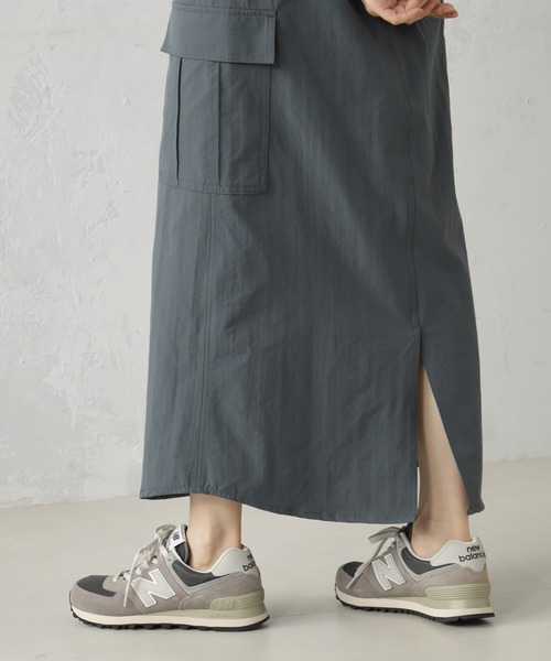 FOUND GOOD（ファウンドグッド）の「カーゴスカート（スカート・レディース・グレー系8/グリーン系8/アイボリー・M/L/S）」の7枚目の写真