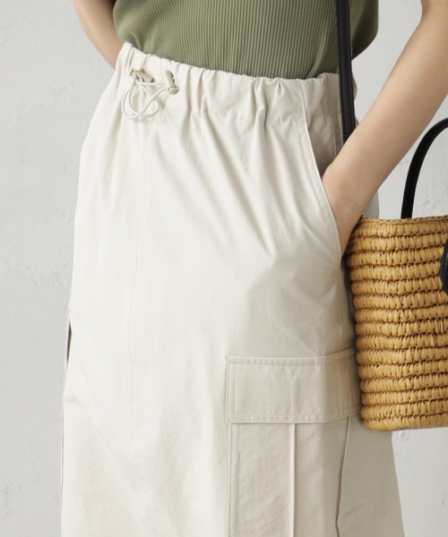 FOUND GOOD（ファウンドグッド）の「カーゴスカート（スカート・レディース・グレー系8/グリーン系8/アイボリー・M/L/S）」の10枚目の写真