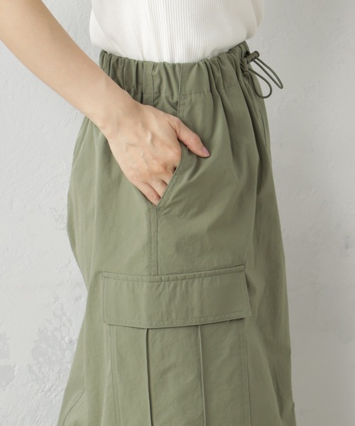 FOUND GOOD（ファウンドグッド）の「カーゴスカート（スカート・レディース・グレー系8/グリーン系8/アイボリー・M/L/S）」の14枚目の写真