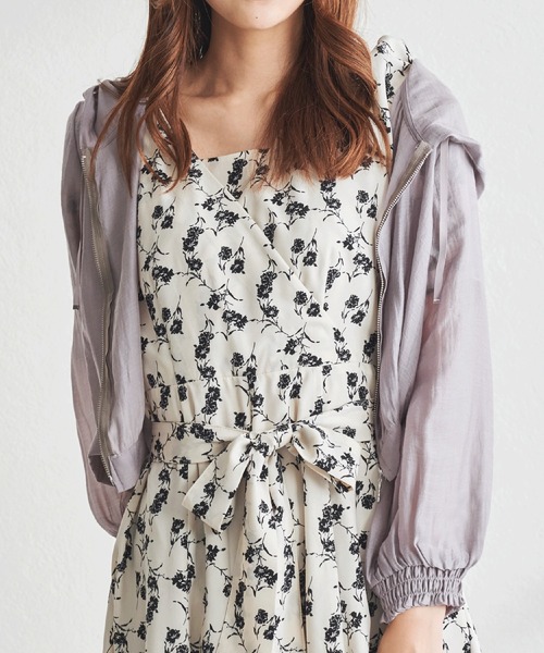 MISCH MASCH（ミッシュマッシュ）の「■2024春夏新作■ラメシアーブルゾン/MM418506（ブルゾン・レディース・ブラウン/ベージュ/ブラック/アイボリー/ピンク・ﾌﾘ-）」の6枚目の写真