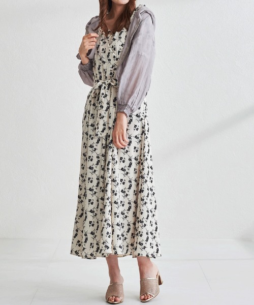 MISCH MASCH（ミッシュマッシュ）の「■2024春夏新作■ラメシアーブルゾン/MM418506（ブルゾン・レディース・ブラウン/ベージュ/ブラック/アイボリー/ピンク・ﾌﾘ-）」の9枚目の写真