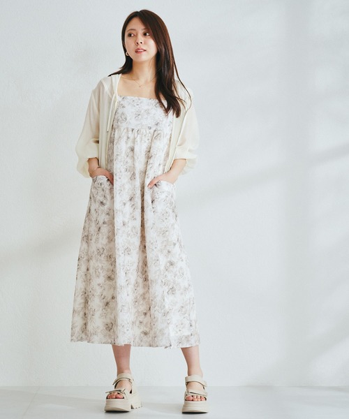 MISCH MASCH（ミッシュマッシュ）の「■2024春夏新作■ラメシアーブルゾン/MM418506（ブルゾン・レディース・ブラウン/ベージュ/ブラック/アイボリー/ピンク・ﾌﾘ-）」の10枚目の写真
