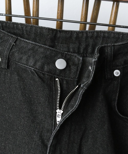 NILWAY（ニルウェイ）の「パッチワーク ストレート ワイド デニムパンツ（デニムパンツ・メンズ・ブラック/インディゴブルー/サックスブルー・SMALL/MEDIUM/LARGE）」の9枚目の写真