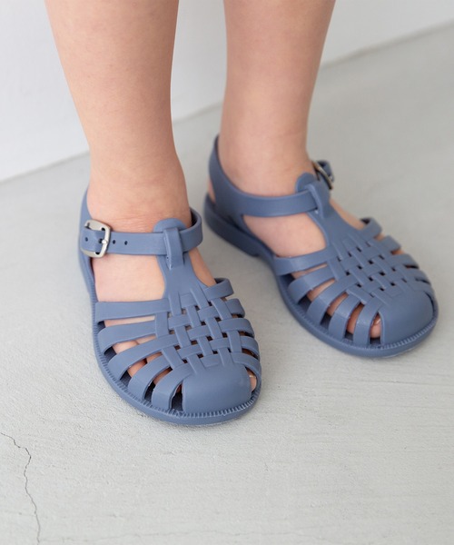 welleg（ウェレッグ）の「キッズ PVC グルカサンダル（サンダル・キッズ・キャメル/ブラック/ブルー/ピンク/ライトグリーン・34/33/26/25/24/23/22/32/31/30/29/28/27）」の3枚目の写真