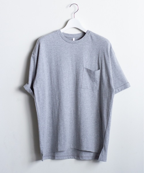 Magine（マージン）の「【SELECT】IR:16/-天竺ポケットTEE（Tシャツ/カットソー・メンズ・ベージュ/ブラック/グレー/ホワイト・L/M/XL）」の19枚目の写真