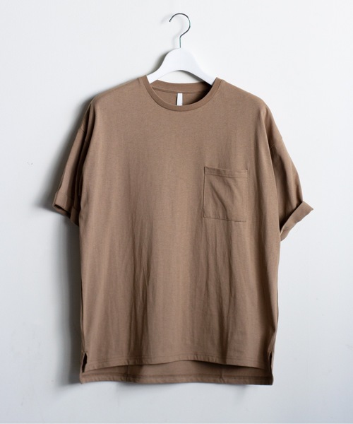 Magine（マージン）の「【SELECT】IR:16/-天竺ポケットTEE（Tシャツ/カットソー・メンズ・ベージュ/ブラック/グレー/ホワイト・L/M/XL）」の20枚目の写真