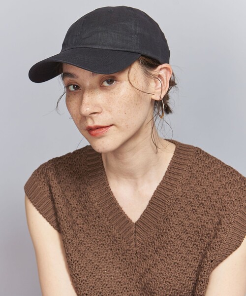 BEAUTY&YOUTH UNITED ARROWS（ビューティーアンドユースユナイテッドアローズ）の「麻キャップ（キャップ・レディース・ライトブルー/ナチュラル/ブラウン/ブラック・FREE）」の11枚目の写真
