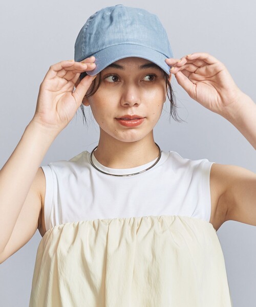 BEAUTY&YOUTH UNITED ARROWS（ビューティーアンドユースユナイテッドアローズ）の「麻キャップ（キャップ・レディース・ライトブルー/ナチュラル/ブラウン/ブラック・FREE）」の18枚目の写真