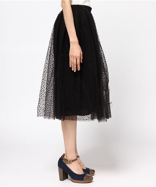 ROSE BUD(ローズバッド)の「(P.P)R2252-201KK SKIRT(スカート・レディース・ブラック・ONE SIZE)」の9枚目の写真