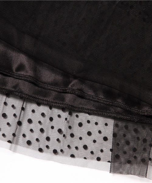 ROSE BUD(ローズバッド)の「(P.P)R2252-201KK SKIRT(スカート・レディース・ブラック・ONE SIZE)」の4枚目の写真