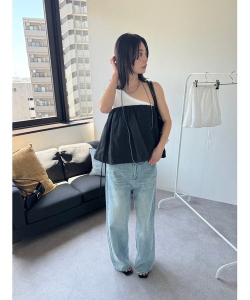 HANNE(アン)の「フレアベアトップス(その他トップス・レディース・ホワイト/ブラック・FREE)」の20枚目の写真