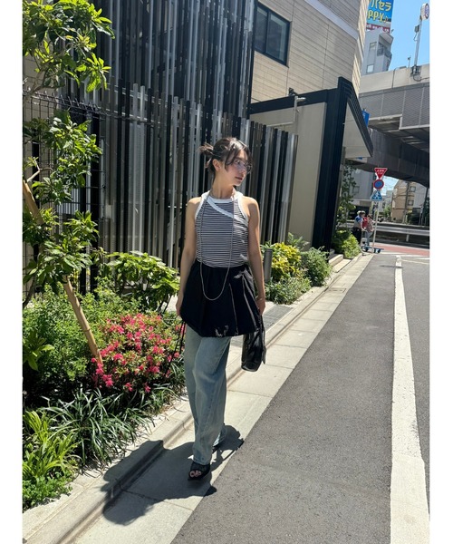 HANNE(アン)の「フレアベアトップス(その他トップス・レディース・ホワイト/ブラック・FREE)」の10枚目の写真