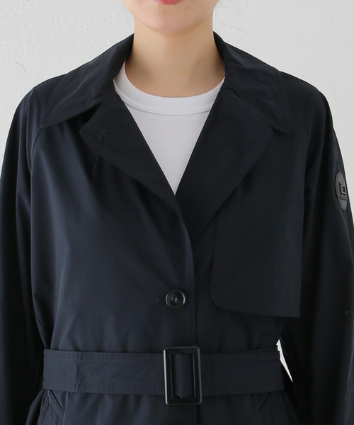 IENA(イエナ)の「【WOOLRICH/ウールリッチ】SUMMER TRENCH トレンチコート(トレンチコート・レディース・ベージュ/ネイビー/ホワイト系その他/カーキ・38/36/34)」の7枚目の写真