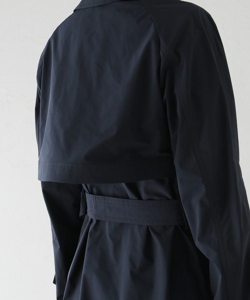 IENA(イエナ)の「【WOOLRICH/ウールリッチ】SUMMER TRENCH トレンチコート(トレンチコート・レディース・ベージュ/ネイビー/ホワイト系その他/カーキ・38/36/34)」の9枚目の写真