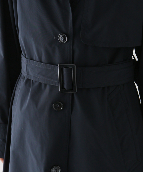 IENA(イエナ)の「【WOOLRICH/ウールリッチ】SUMMER TRENCH トレンチコート(トレンチコート・レディース・ベージュ/ネイビー/ホワイト系その他/カーキ・38/36/34)」の17枚目の写真