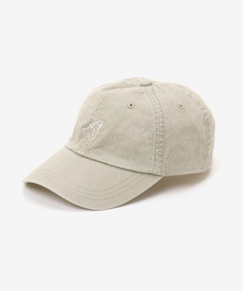 le.coeur blanc（ルクールブラン）の「ピグメント加工モチーフCAP（キャップ・レディース・ブラック/ベージュ・FREE）」の3枚目の写真